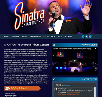 Sinatra Tribute Brian Duprey