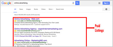 Paid vs. Organic Search Results