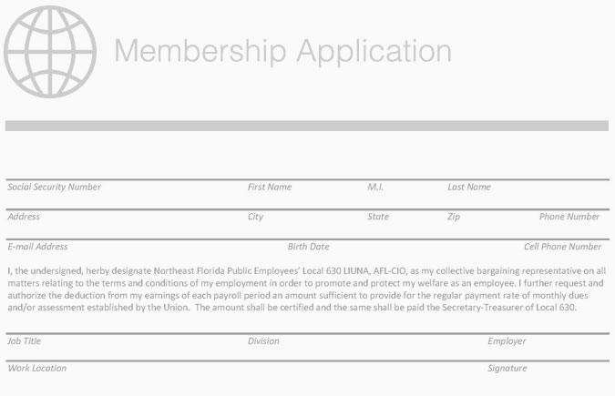 Membership Application