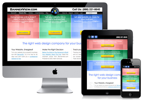 responsive web design example