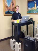 standing desk small